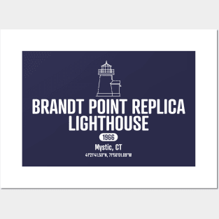 Brandt Point Replica Lighthouse Posters and Art